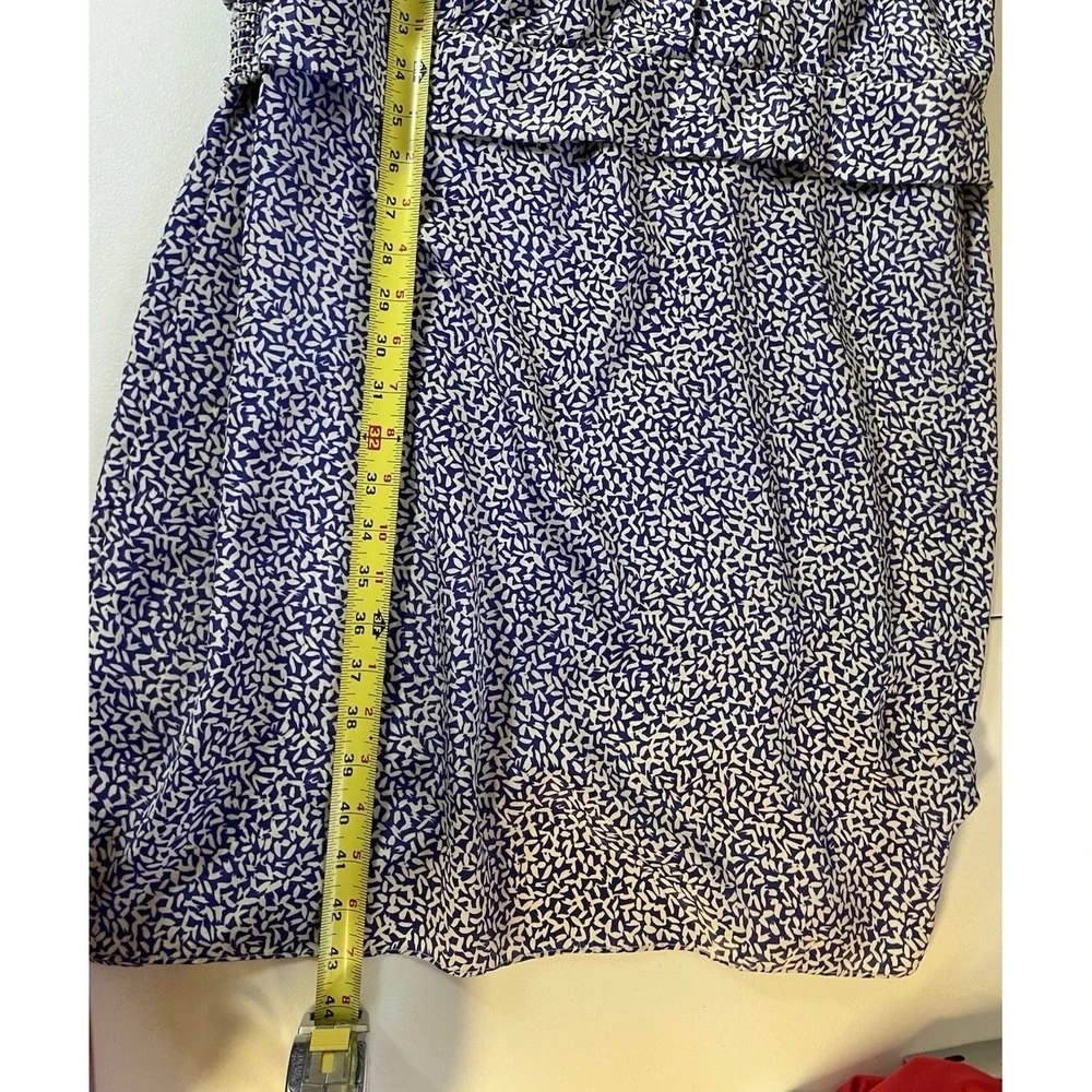 Vintage Tabby Dress 10 Evening Wear USA Blue White Grunge Costume Play Dress up - Picture 7 of 7